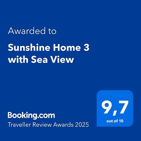 Sunshine Home 3 With Sea View Alepou ภายนอก รูปภาพ